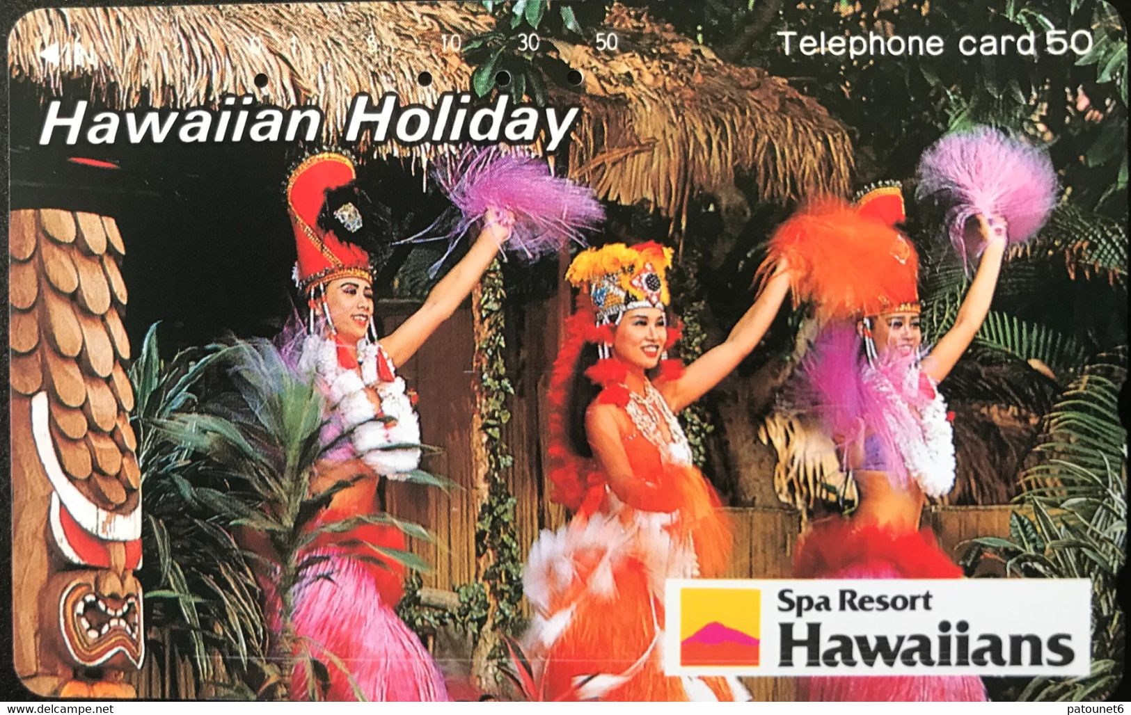 HAWAÏ  -  Phonecard  -  Japanese Card  -   Hawaiian Holiday  - Spa Resort  -  Card 50 - Hawaii