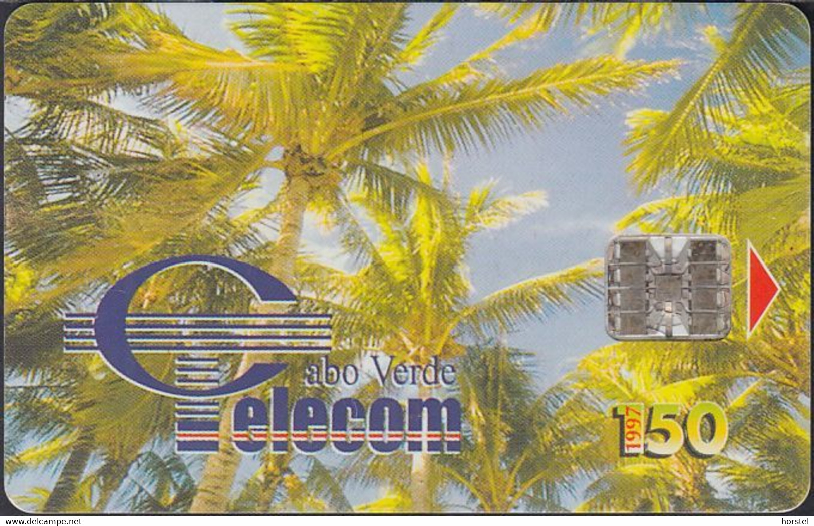 Cape Verde - CPV-17 - Palm Trees - 150 Units ( Without BN ) - Kaapverdische Eilanden