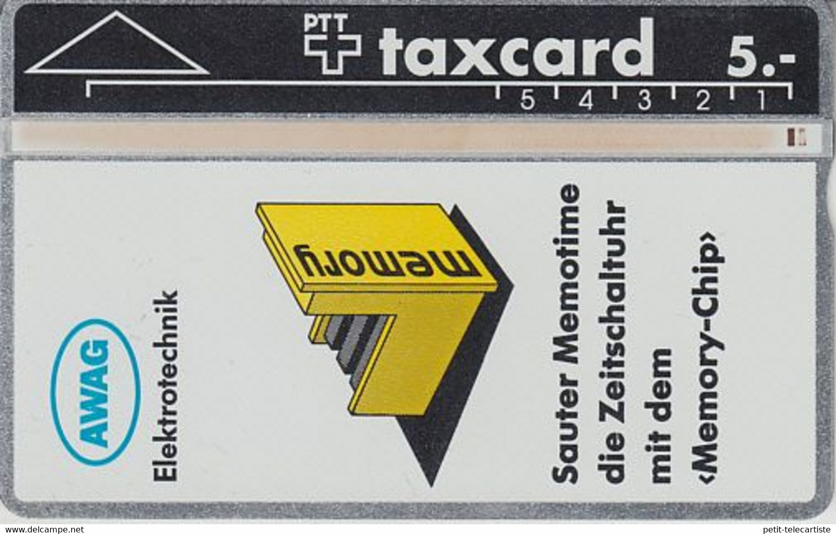 SWITZERLAND - PHONE CARD - TAXCARD PRIVÉE ***  AWAG *** - Suisse