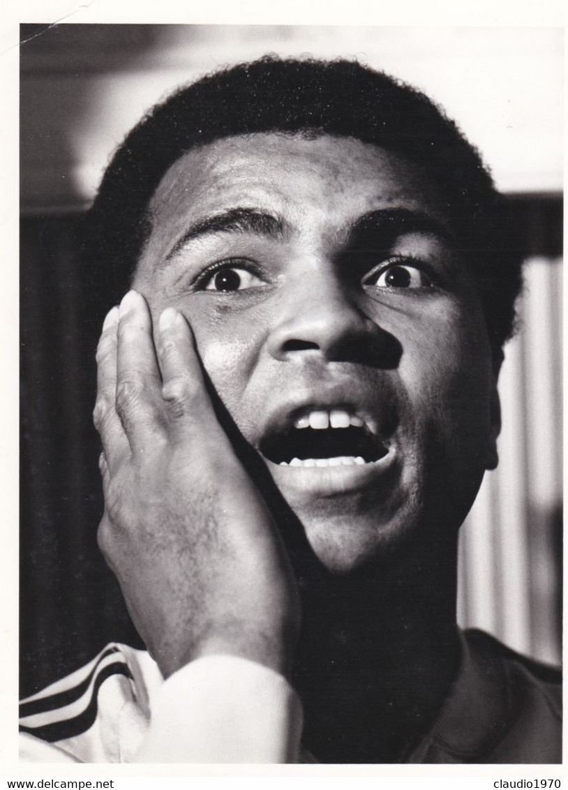 CASSIUS CLAY - MOHAMMED ALI - PUGILE - FOTOGRAFIA  - 1978 - Trading-Karten