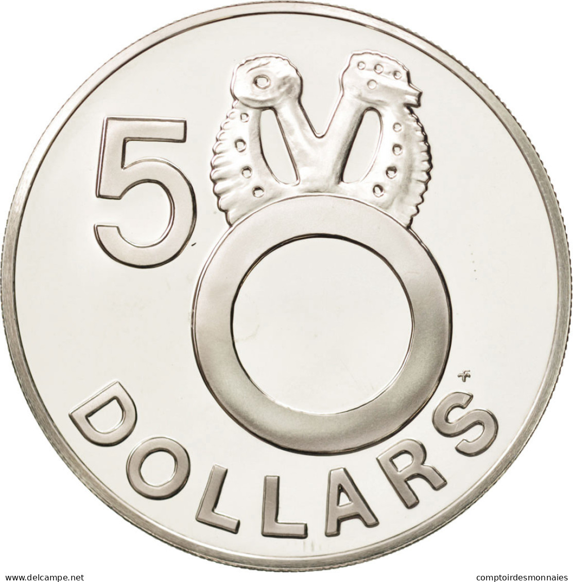 Monnaie, Îles Salomon, 5 Dollars, 1978, FDC, Argent, KM:7 - Salomonen