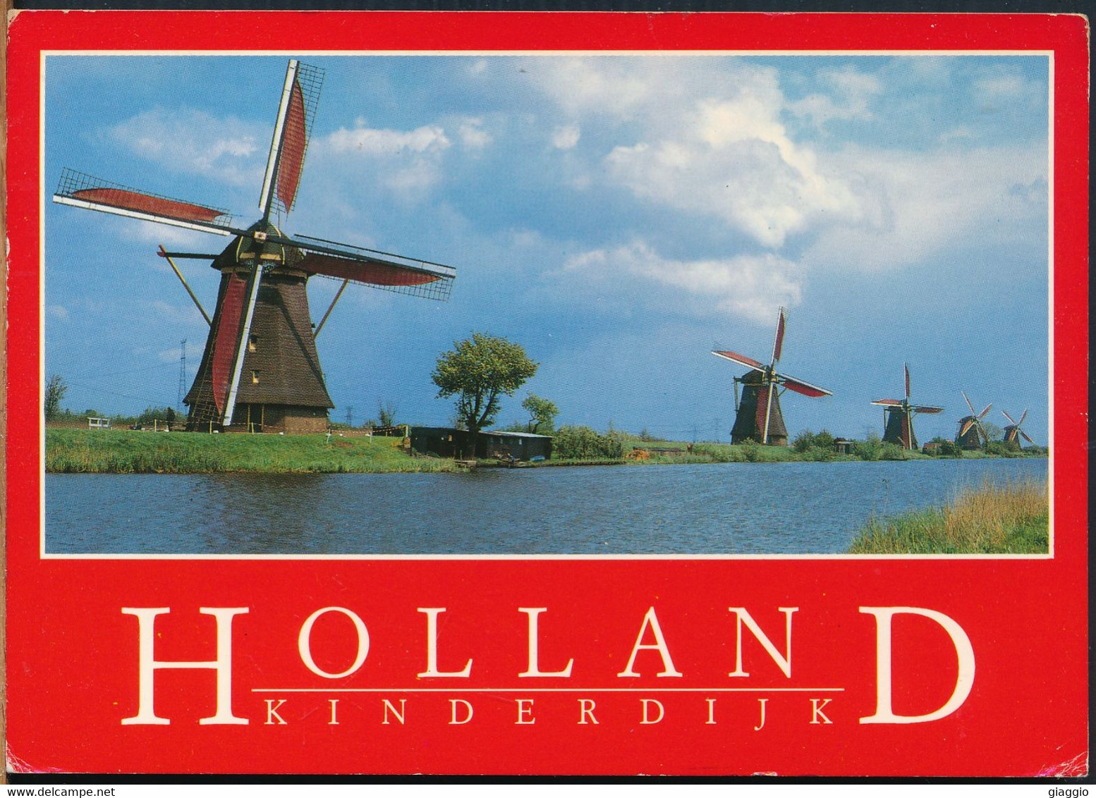 °°° 28246 - KINDERDIJK - MOLENGANG - 1993 With Stamps °°° - Kinderdijk