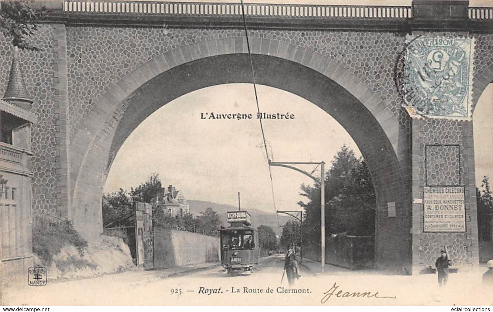 Royat           63         Tramway , Route De Clermont         (voir Scan) - Royat