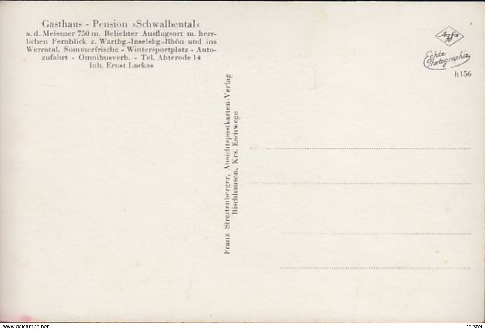 D-37235 Hessisch Lichtenau - Blick Vom Schwalbental Am Meissner - Vockerode - Abterode - Weidenhausen - Eschwege - Eschwege