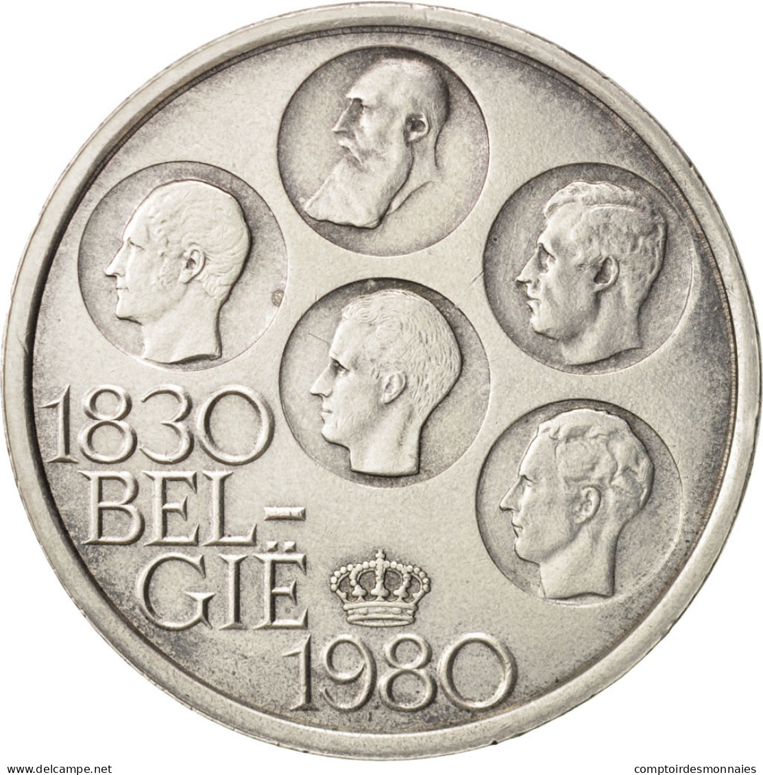 Monnaie, Belgique, 500 Francs, 500 Frank, 1980, Bruxelles, TTB+, Silver Clad - 500 Frank