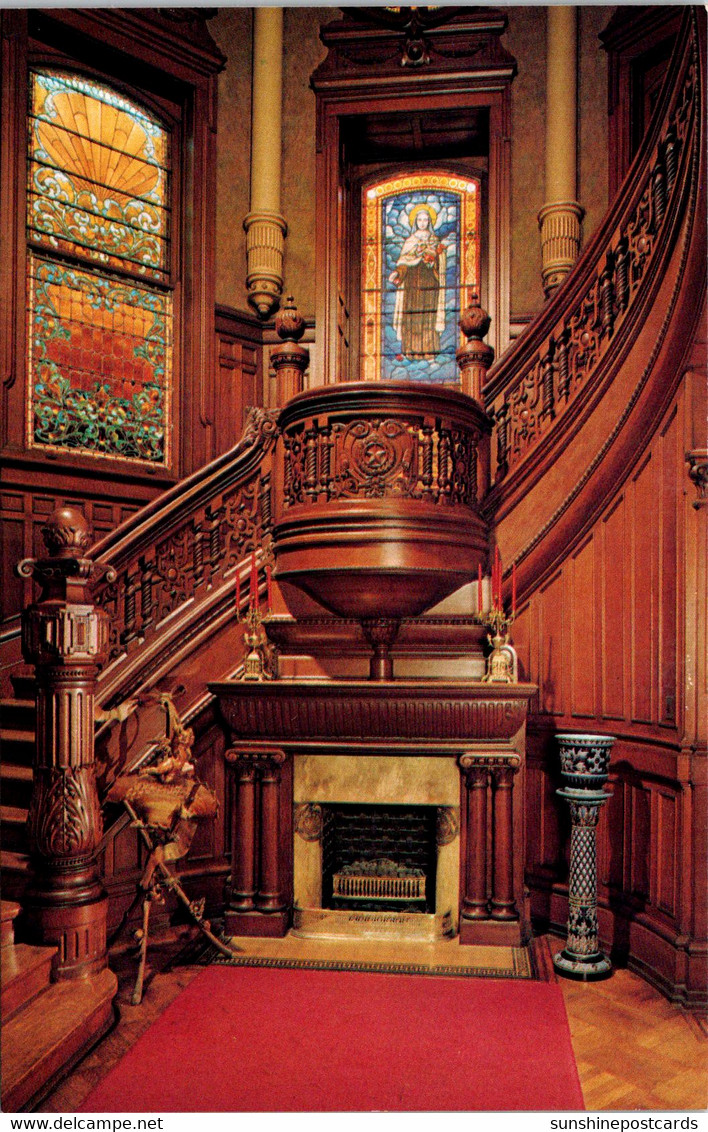 Texas Galveston Bishop's Palace Main Staircase - Galveston
