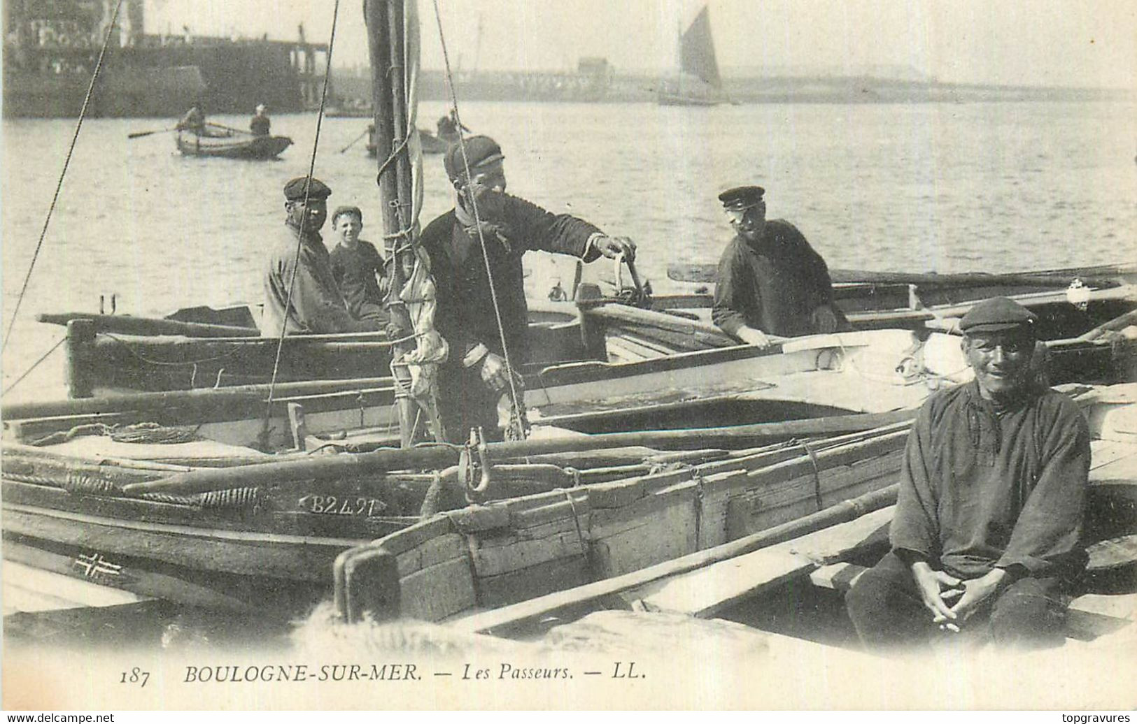 62 - BOULOGNE SUR MER----Les Passeurs----animé - Boulogne Sur Mer