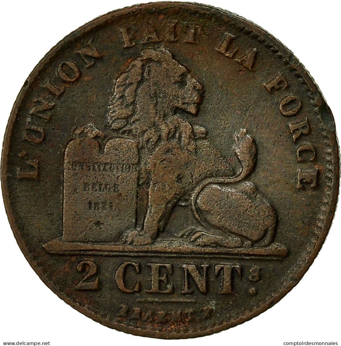 Monnaie, Belgique, Albert I, 2 Centimes, 1911, TTB, Cuivre, KM:64 - 2 Cents