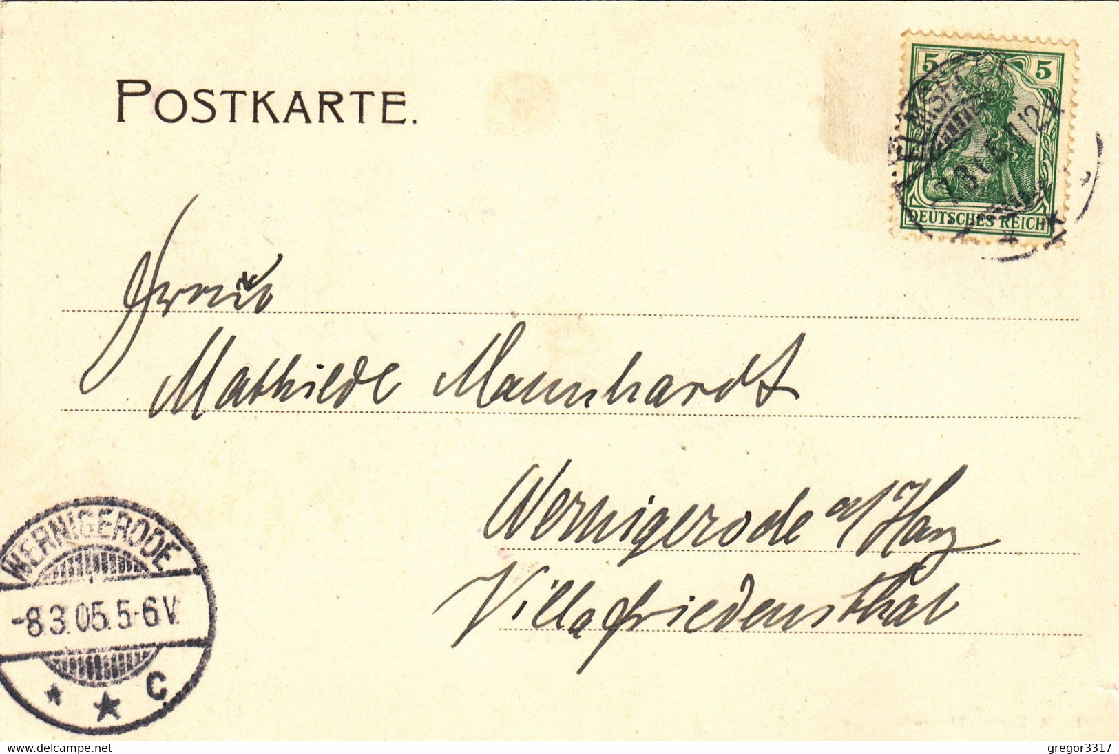 5991) ELMSHORN - PROBSTENFELD - Sehr Schöne LITHO - 07.03.1905 !! - Elmshorn