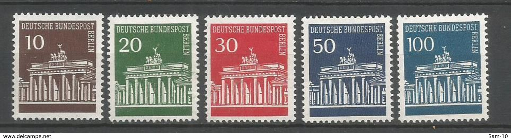 Timbre Allemagne Berlin Neuf **   N  257 / 261 - Unused Stamps