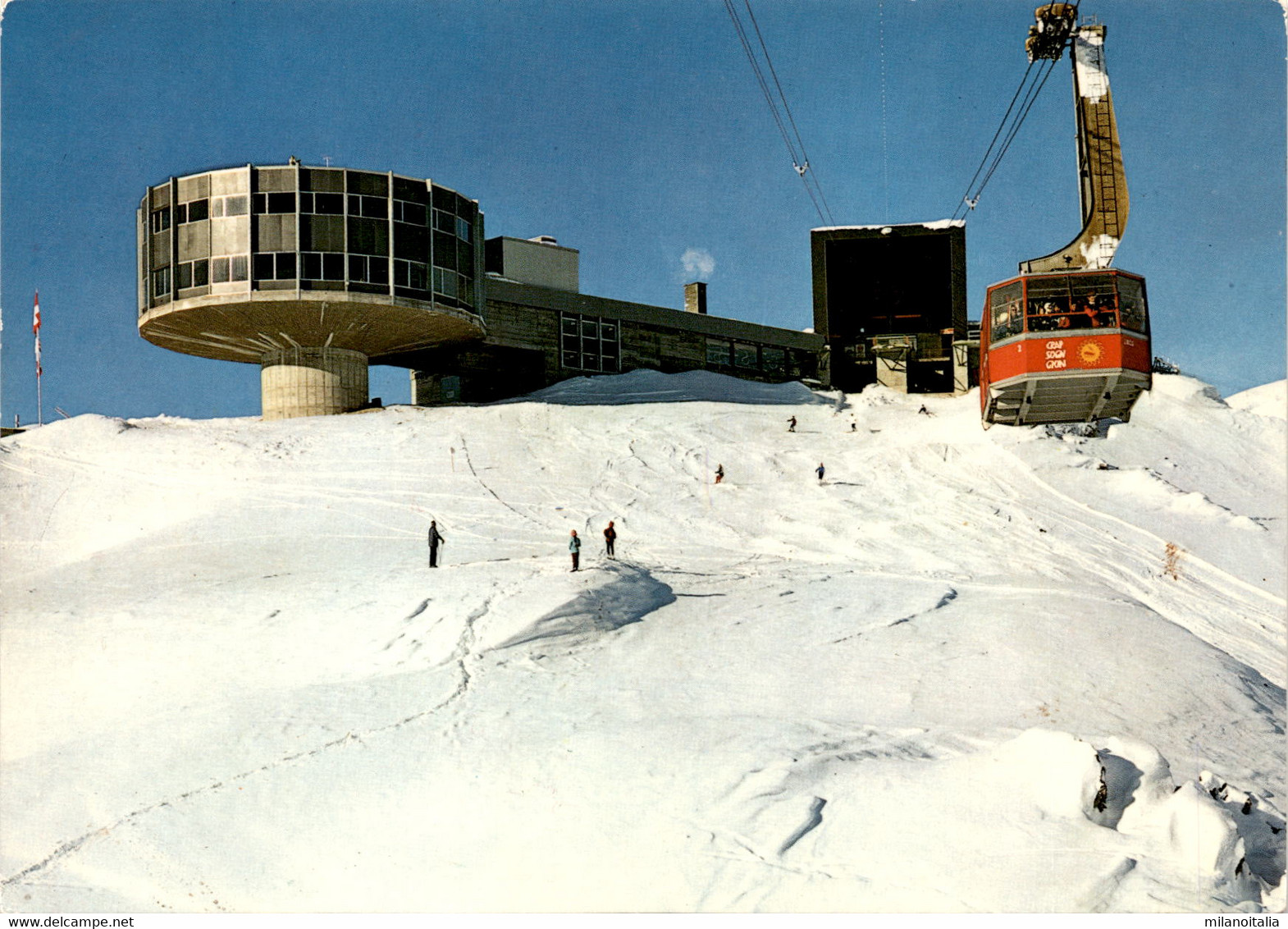 Flims / Laax / Falera "Crap Sogn Gion" - Panorama-Restaurant, Berghotel Und Bergstation (5815) * 12. 3. 1973 - Falera