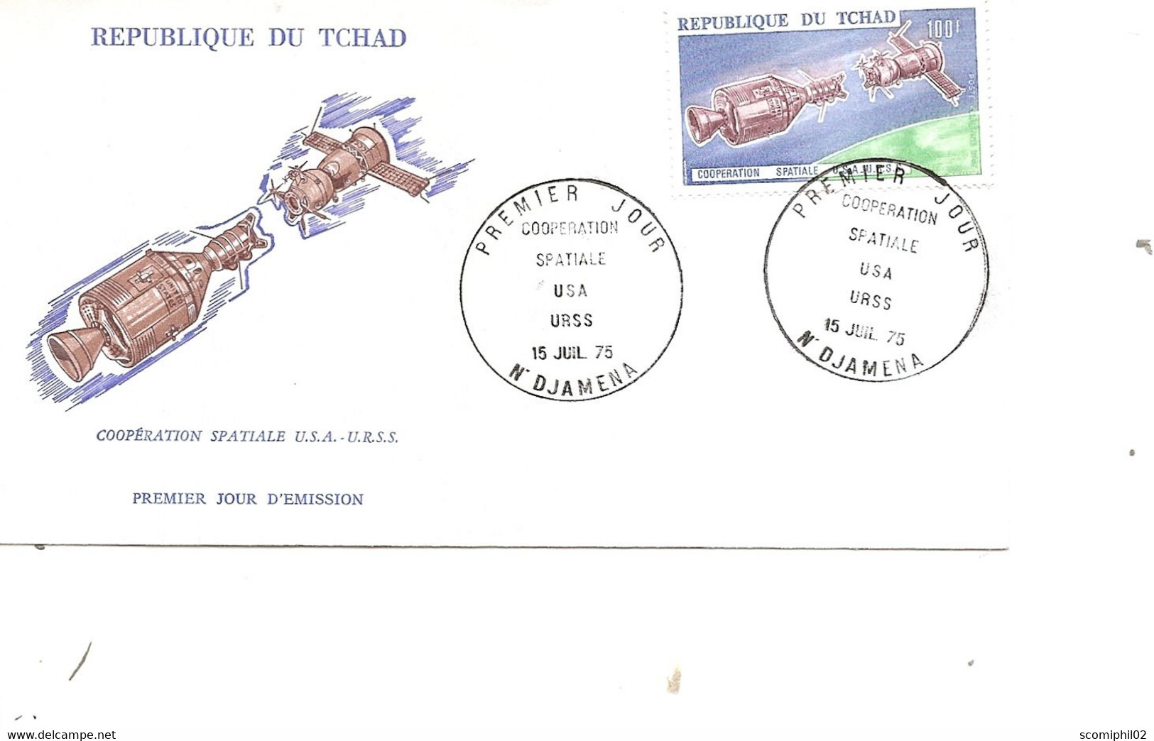 Espace ( FDC Du Tchad De 1975 à Voir) - Africa