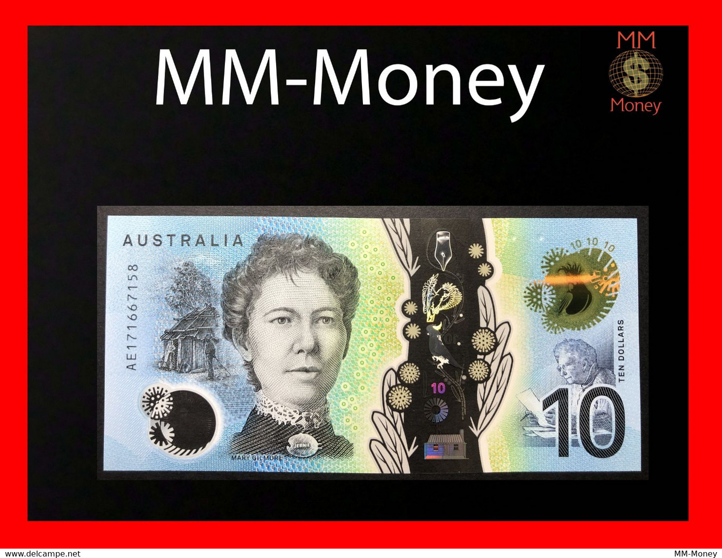 AUSTRALIA  10 $  2017  P. 63    Polymer  UNC     [MM-Money] - 2005-... (kunststoffgeldscheine)