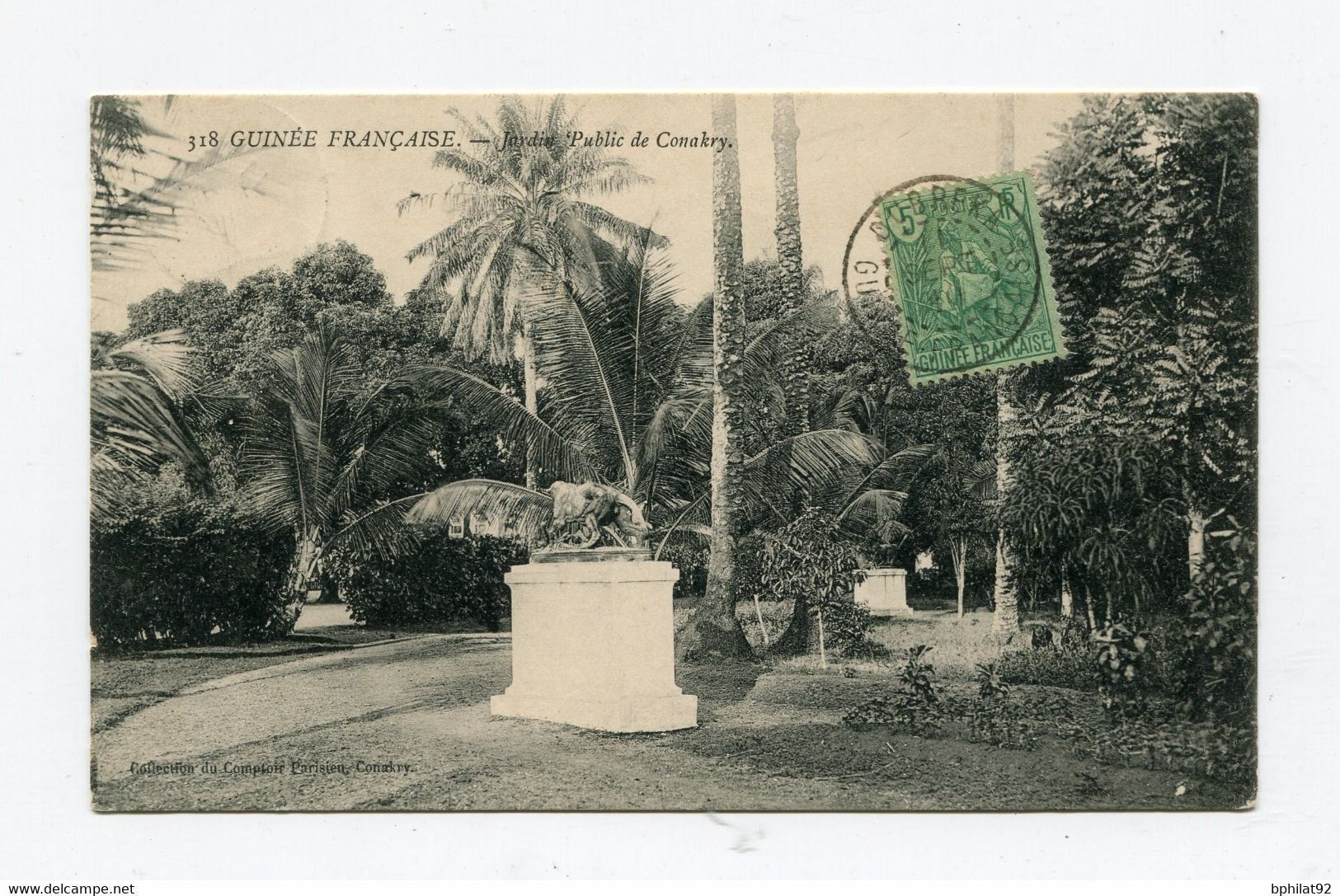 !!! CPA DE 1910 CACHET DE DUBREKA - GUINEE FRANCAISE - Cartas & Documentos