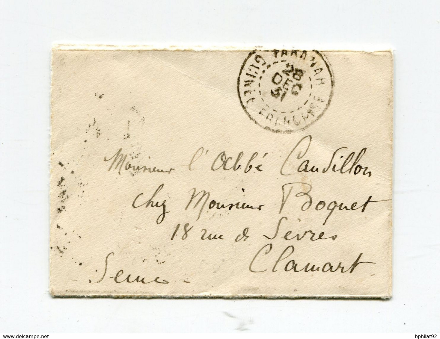 !!! GUINEE, LETTRE DE FARANAH DE 1931, AFFRANCH AU VERSO - Lettres & Documents