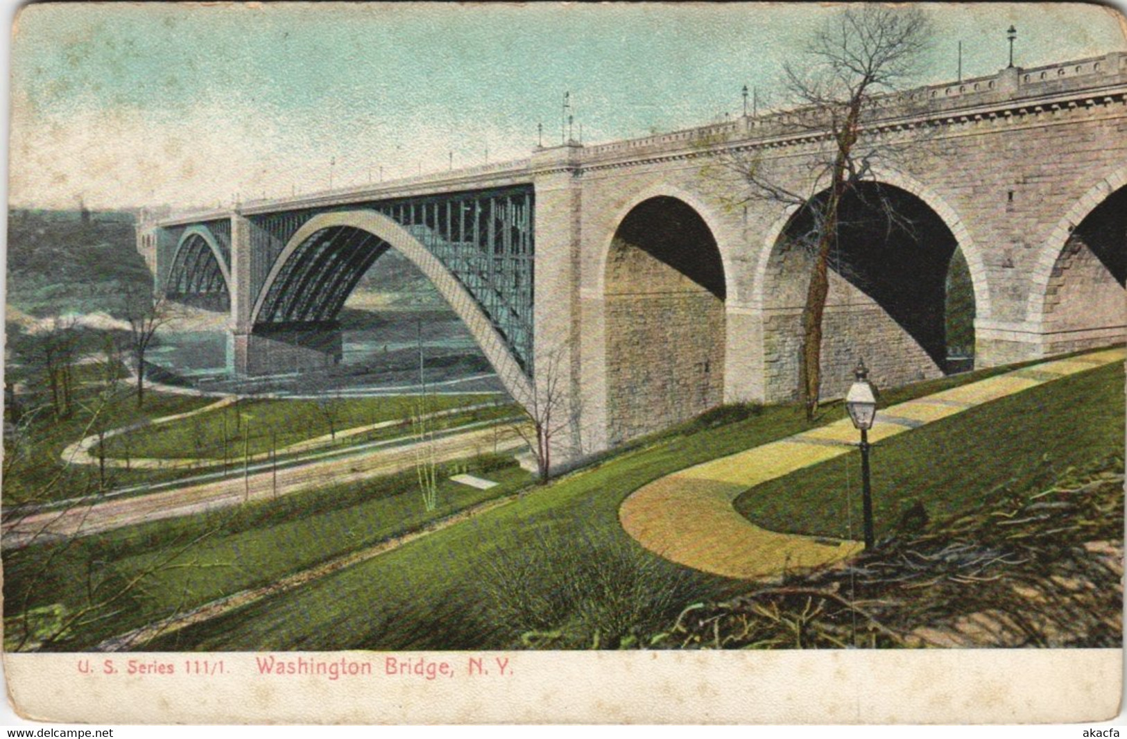 CPA AK Washington Bridge NEW YORK CITY USA (790563) - Puentes Y Túneles
