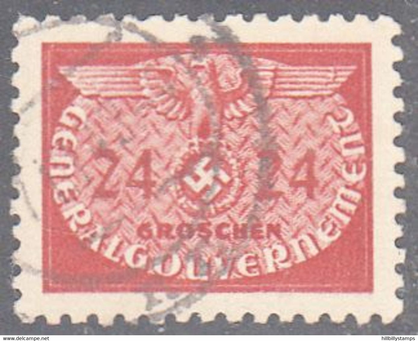 POLAND    SCOTT NO.N021    USED  YEAR  1940 - Altri & Non Classificati