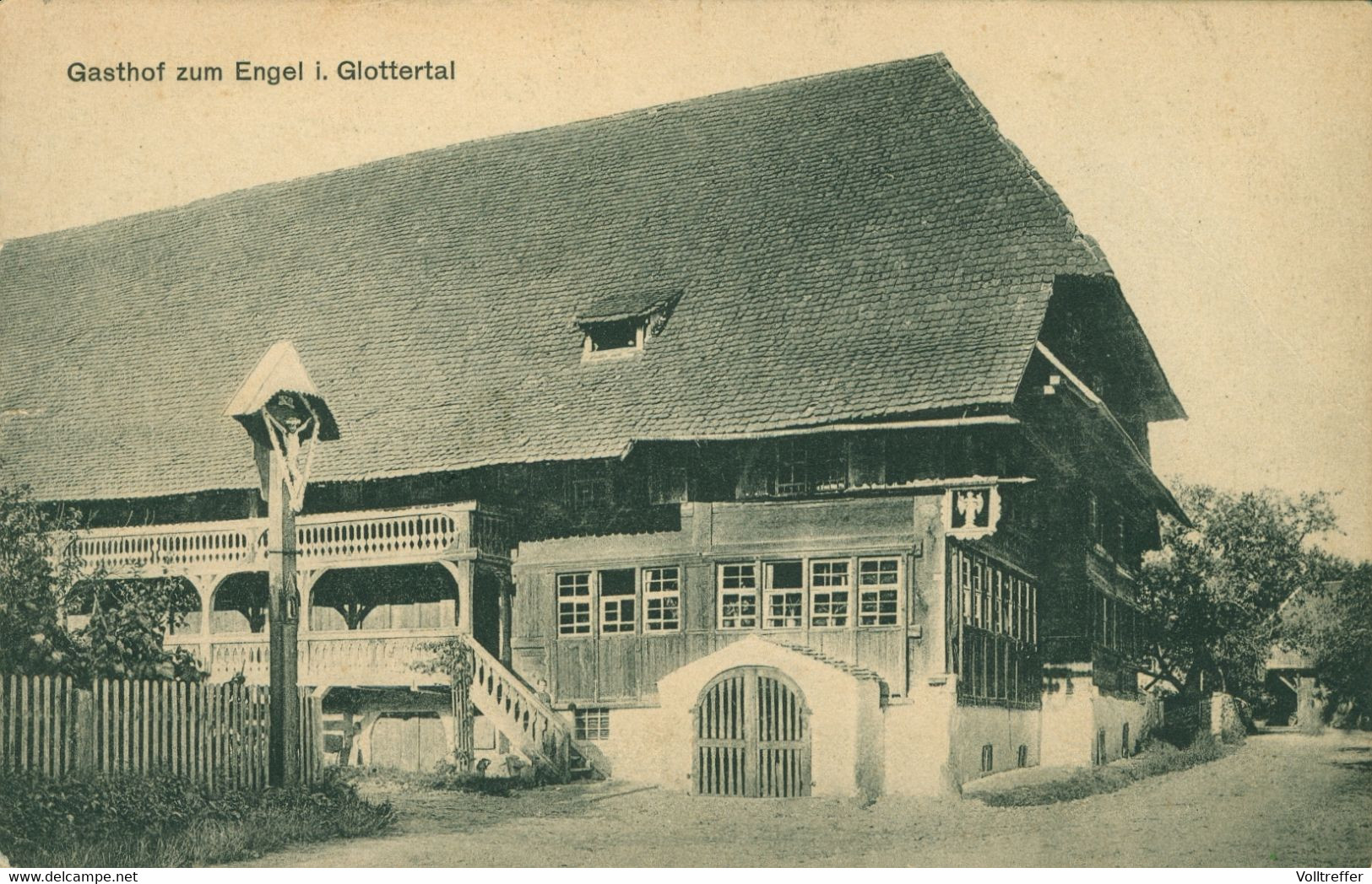 AK 1912 Gasthof Zum Engel In Glottertal Nahe Freiburg Breisgau - Glottertal