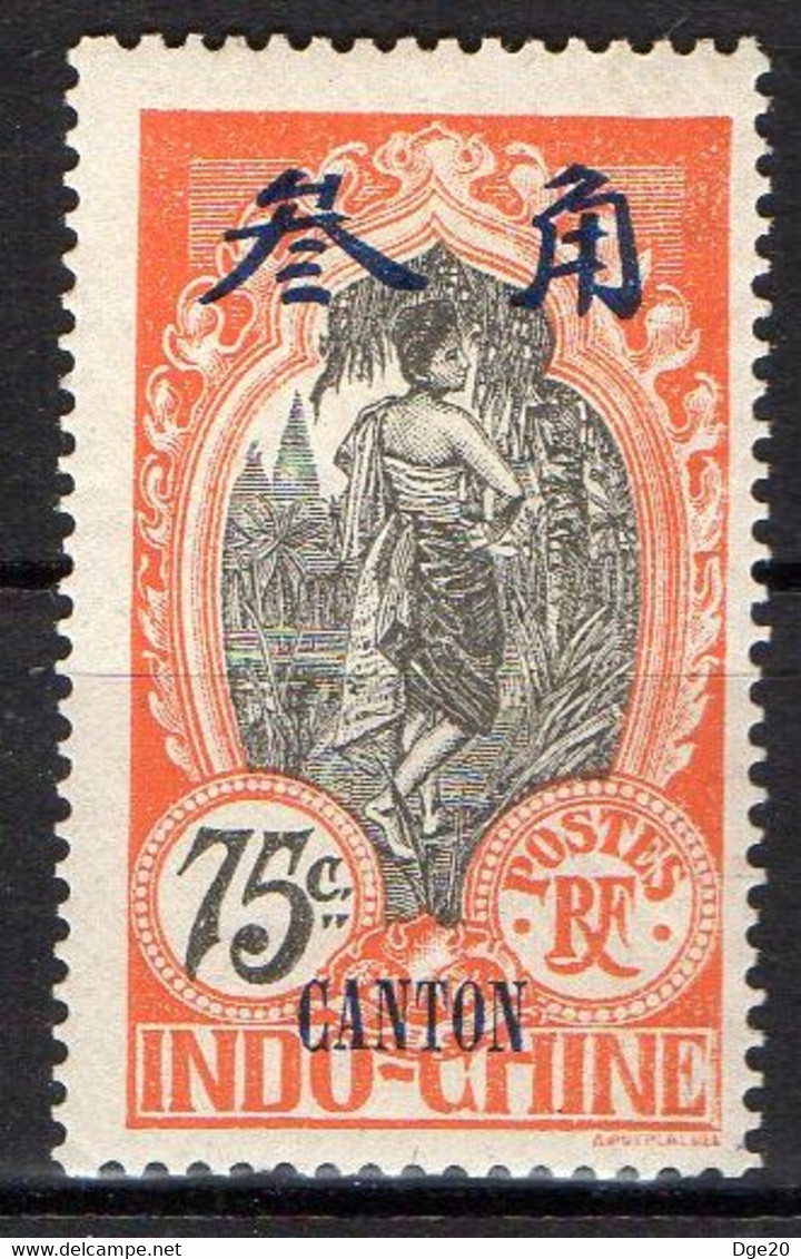 CANTON ( POSTE ) : Y&T  N° 62  TIMBRE  NEUF  AVEC  TRACE  DE  CHARNIERE . A  SAISIR . - Unused Stamps