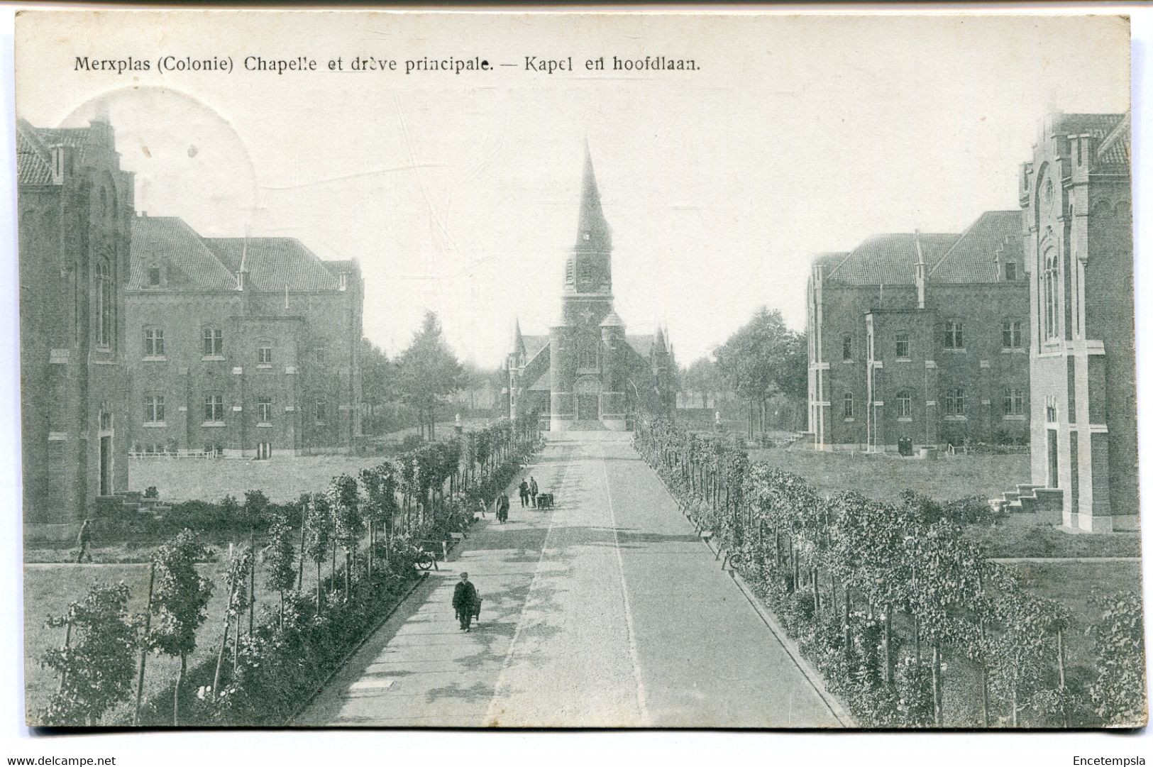 CPA - Carte Postale - Belgique - Merxplas Colonie - Chapelle Et Drève Principale - 1912 (DO17193) - Merksplas