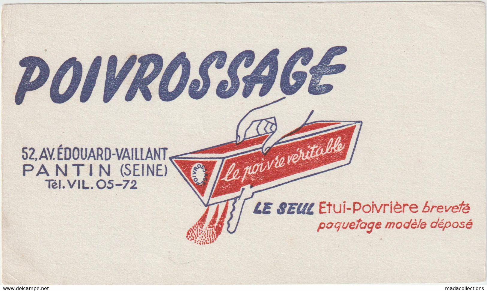 Poivrossage - Etui Poivrière  Breveté  . Pantin (93) - P