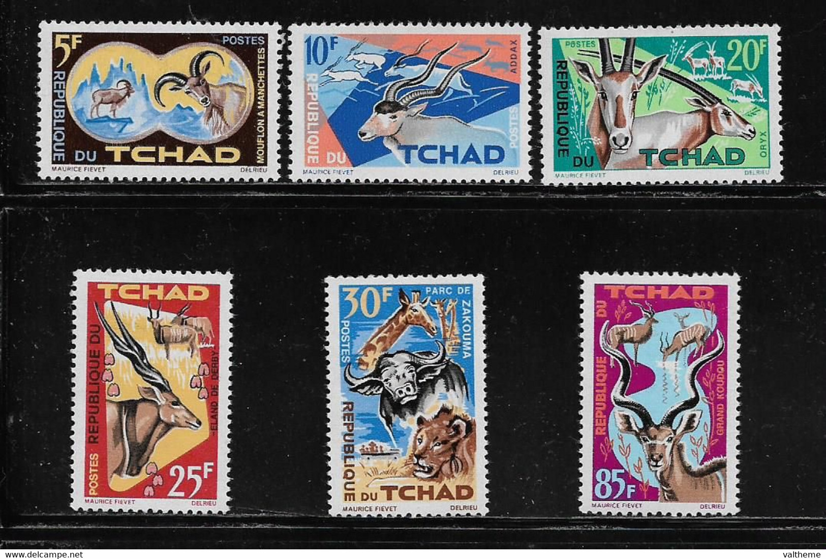 TCHAD  ( AFTC - 207 )  1965  N° YVERT ET TELLIER    N° 104/109    N** - Tsjaad (1960-...)