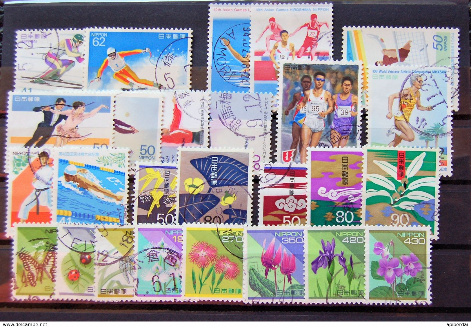 Japon Japan - Small Batch Of 26 Stamps Used With Several Series - Used Stamps