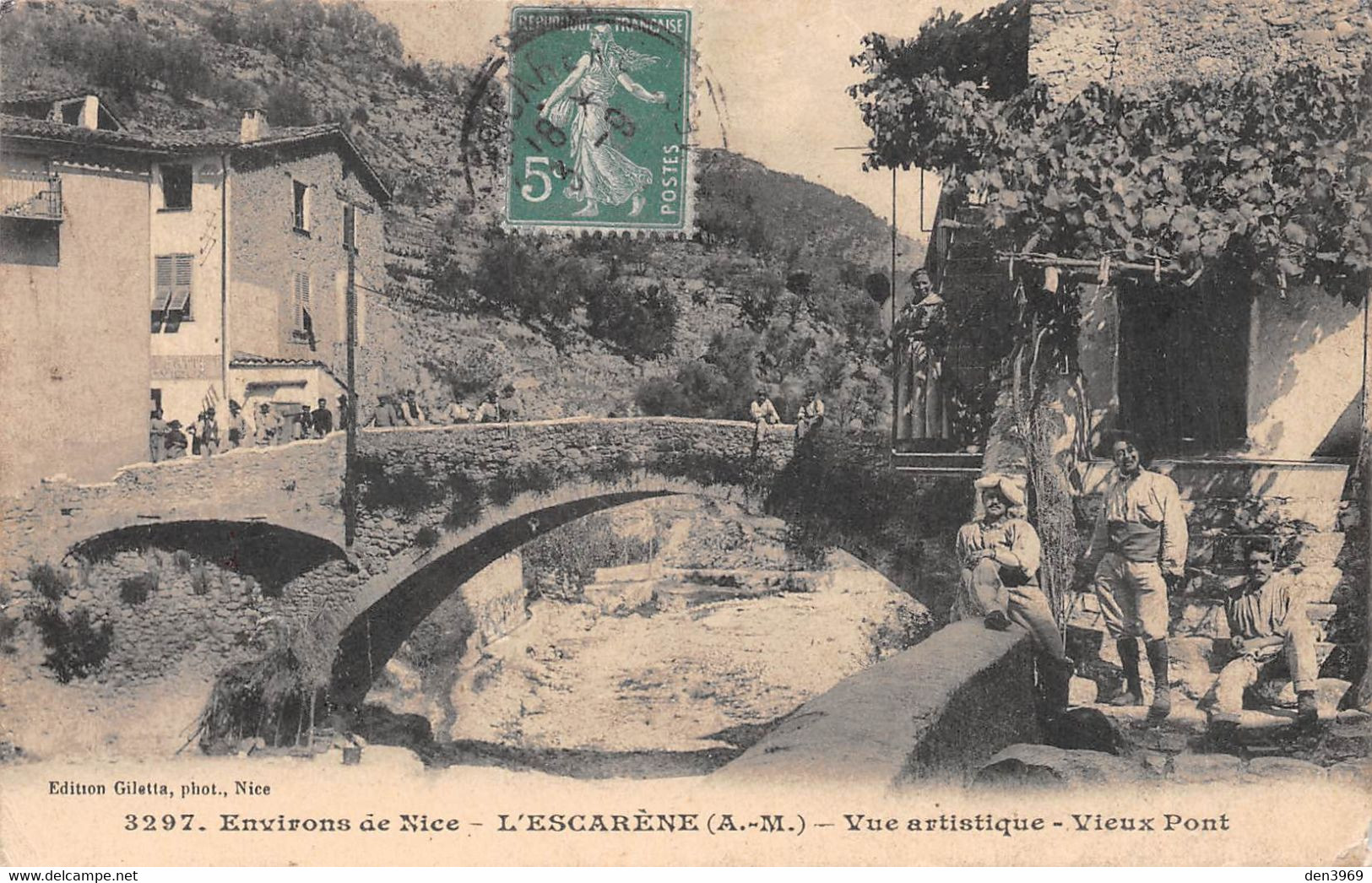 L'ESCARENE - Vue Artistique - Vieux Pont - Chasseurs Alpins - Environs De Nice - L'Escarène