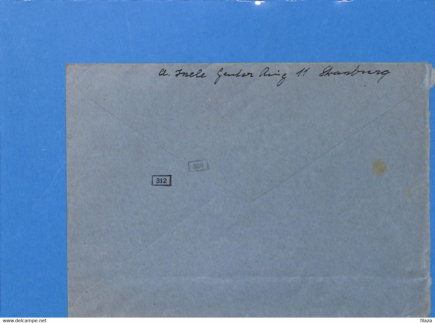 Allemagne Reich 1942 Lettre De Strassburg à La France, Avec Censure (G2182) - Storia Postale