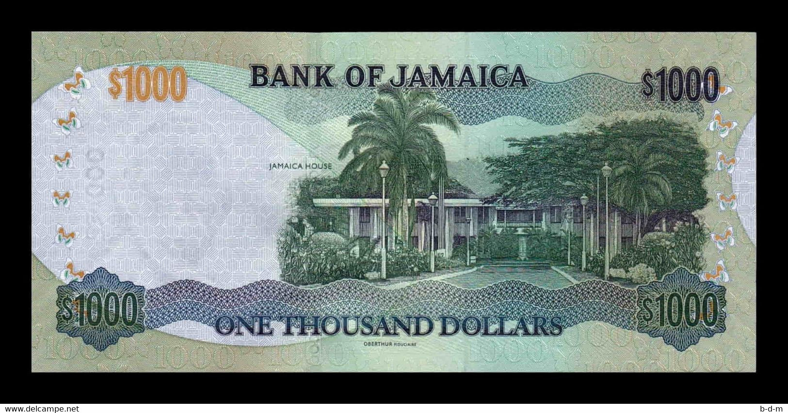 Jamaica 1000 Dollars 2017 Pick 86m SC UNC - Jamaique