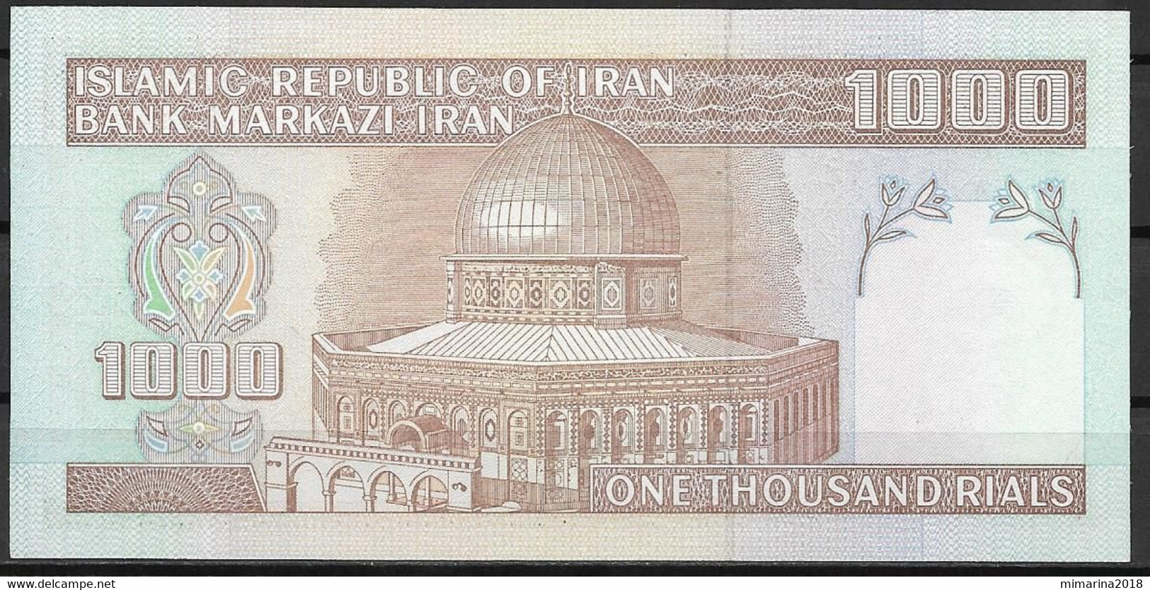 IRAN  P143F  UNC  1000 RIALS - Iran