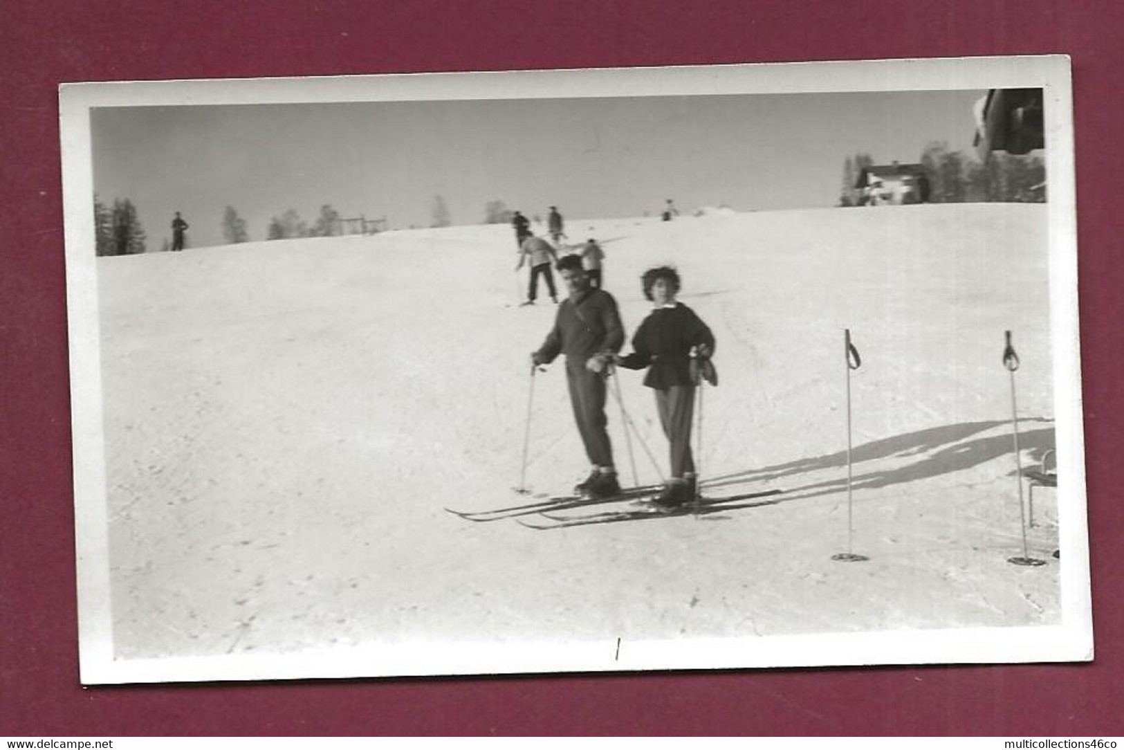 120621B - PHOTO 1953 - AUTRICHE TYROL SEEFELD Station Sport D'hiver Ski Skieur - Seefeld