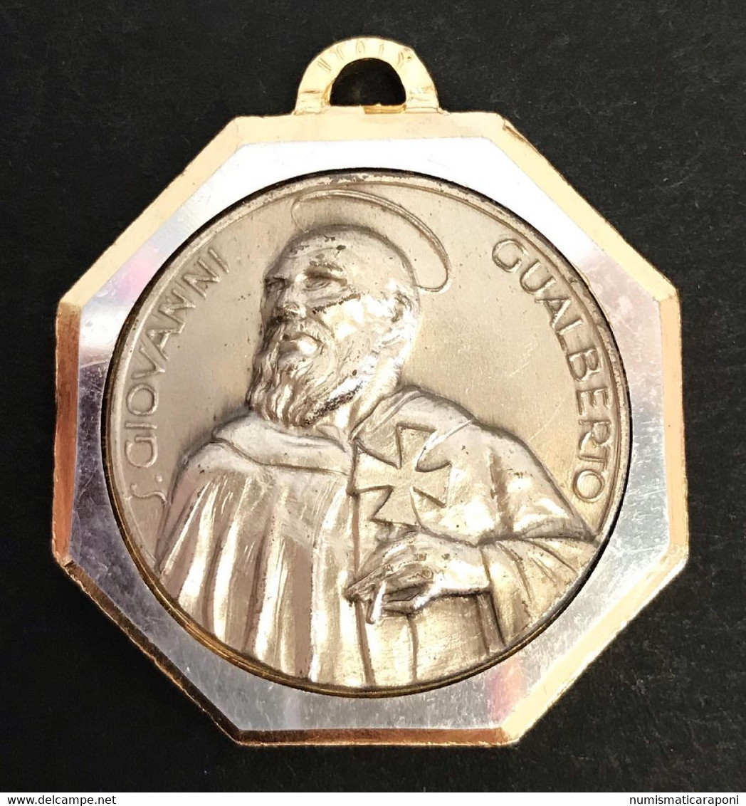 Medaglia S. Giovanni Gualberto Vallombrosa M. 1000 ( Sacchetto ) - Monarchia/ Nobiltà