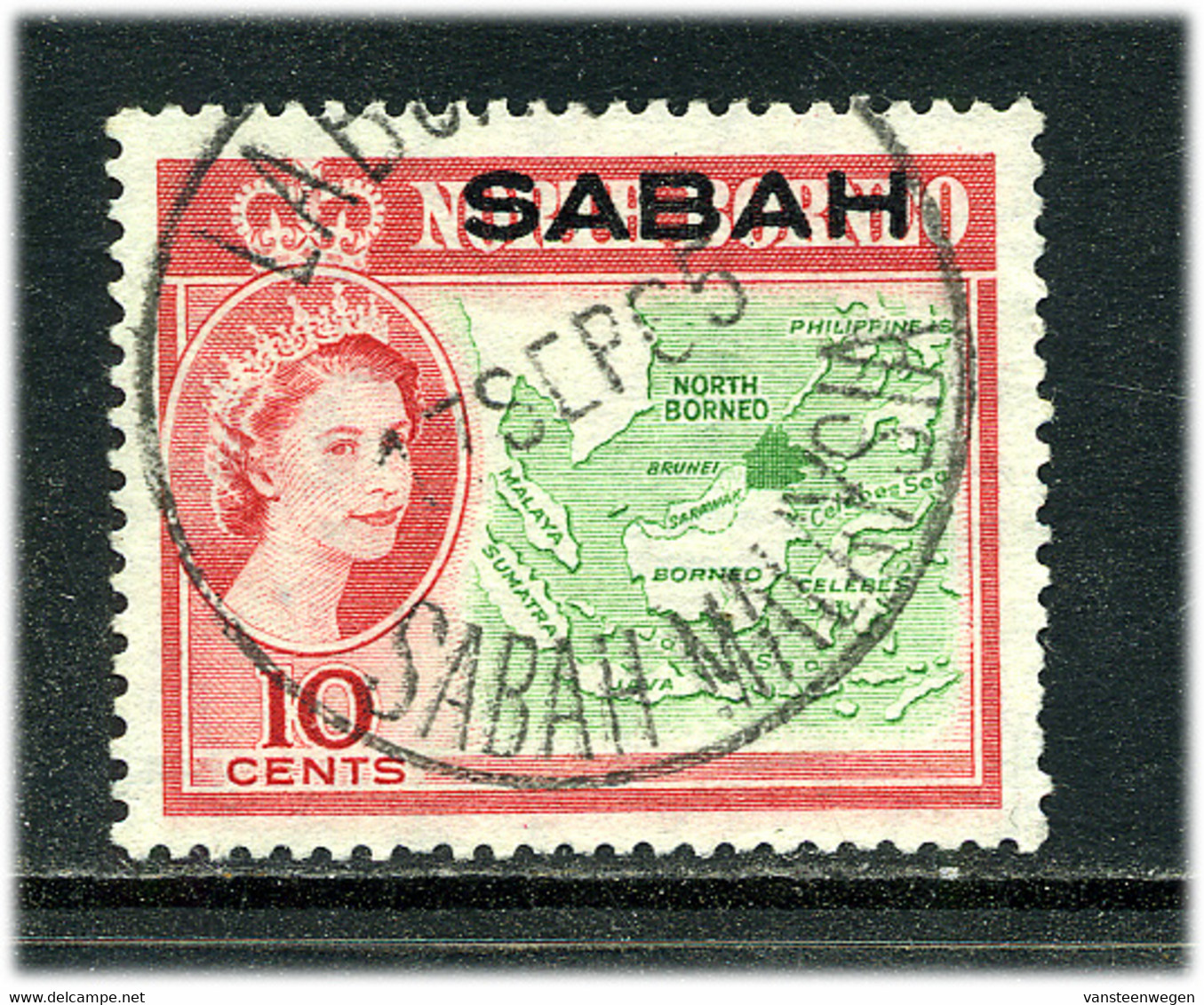 Sabah 1964 Y&T 5 ° - Sabah