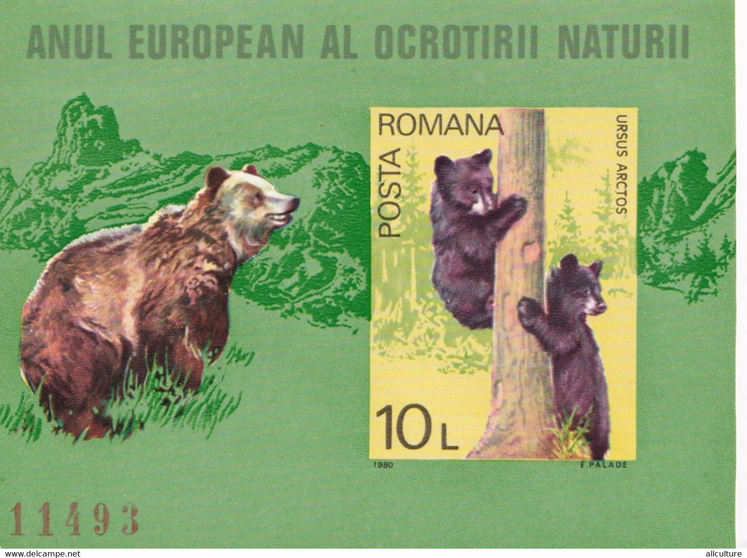 ANUL EUROPEAN AL OCROTIRII NATURII  * MNH * - ROMANIA. 1980. EUROPEAN YEAR FOR THE PROTECTION OF NATURE - Neufs