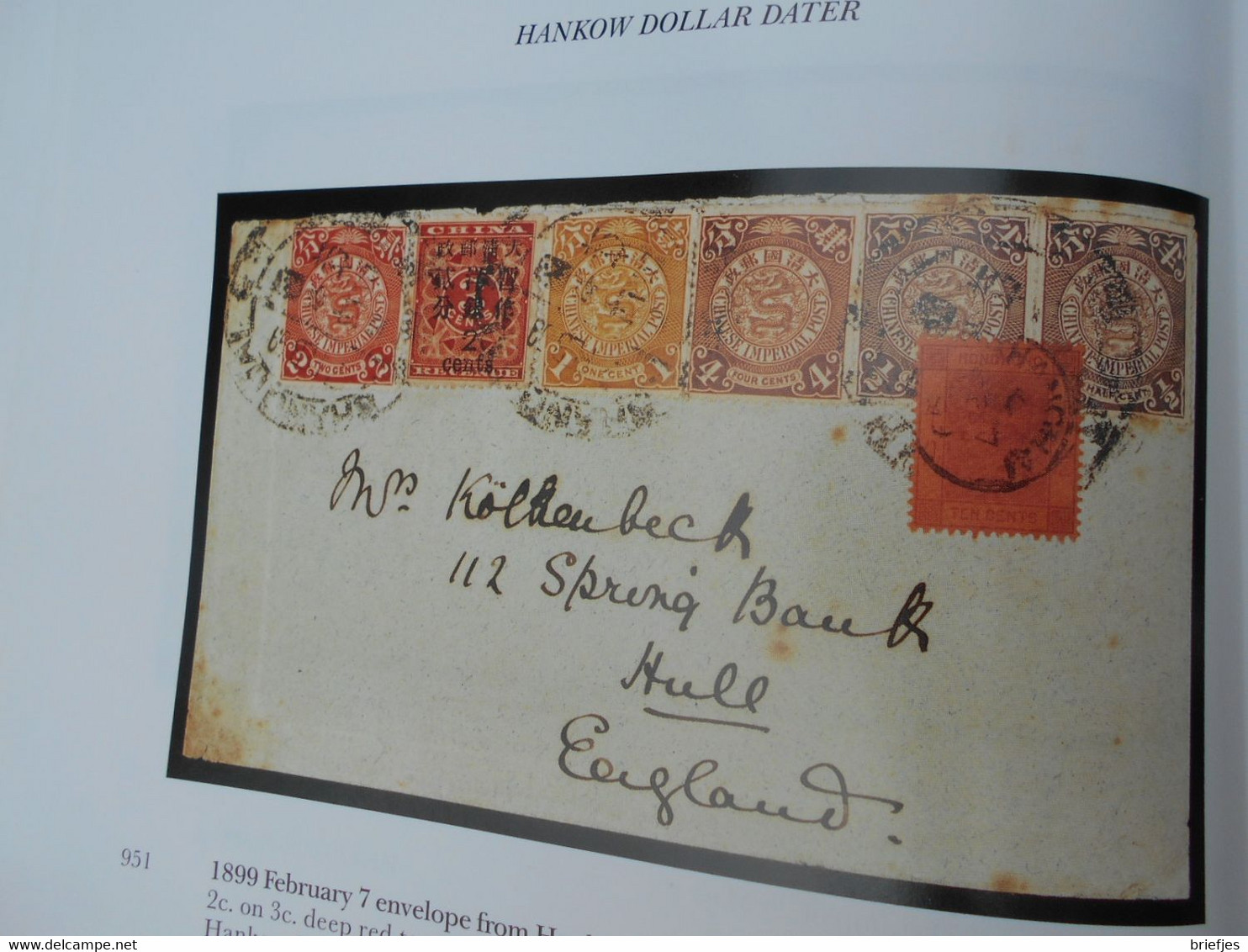 Red Revenue On Cover Largest Specialized Collection Ever,  Described In Detail Auction Catalogue 1996 Sotheby's (111) - Autres