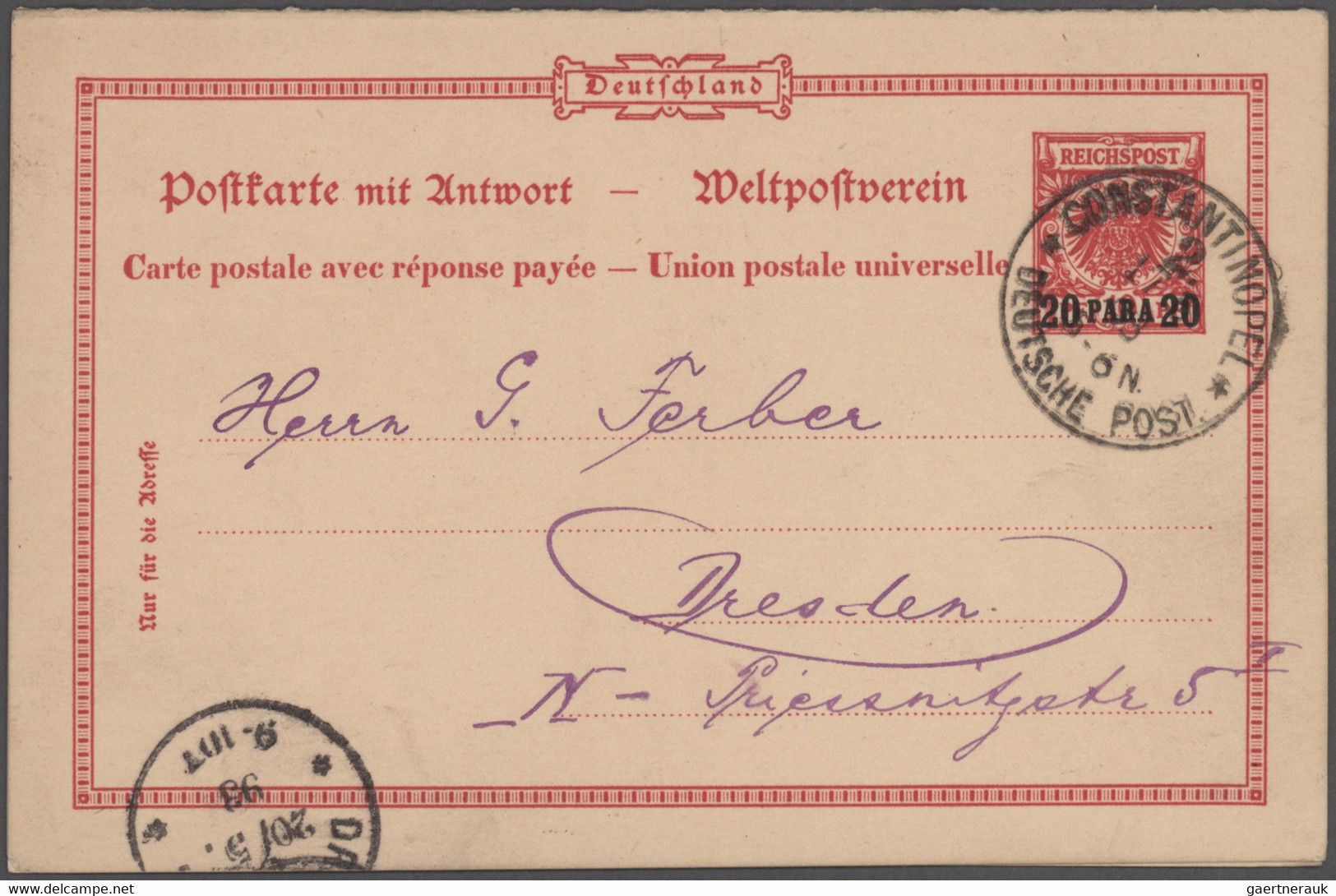 Deutsche Kolonien: 1899/1915, Saubere Ganzsachen-Sammlung Von China Bis Togo Mit Ca. 300 Stück Teils - Other & Unclassified