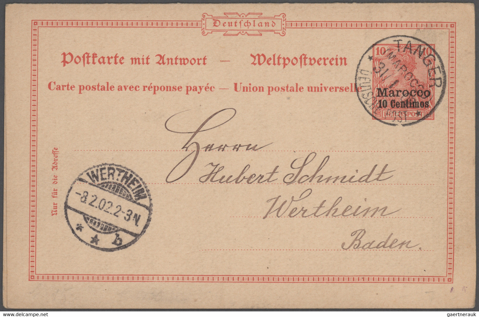 Deutsche Kolonien: 1899/1915, saubere Ganzsachen-Sammlung von China bis Togo mit ca. 300 Stück teils