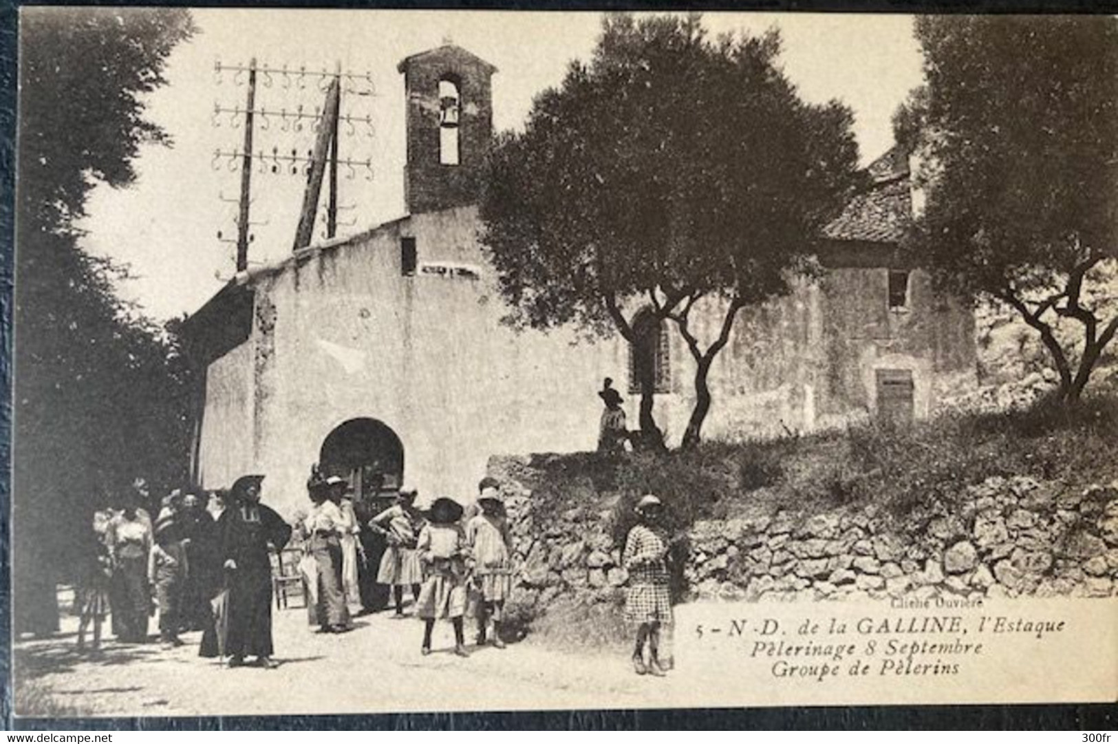 CPA MARSEILLE L' ESTAQUE N D GALLINE PELERINAGE 8 SEPTEMBRE (13 Bouches Du Rhône ) Animée PELERINS - L'Estaque