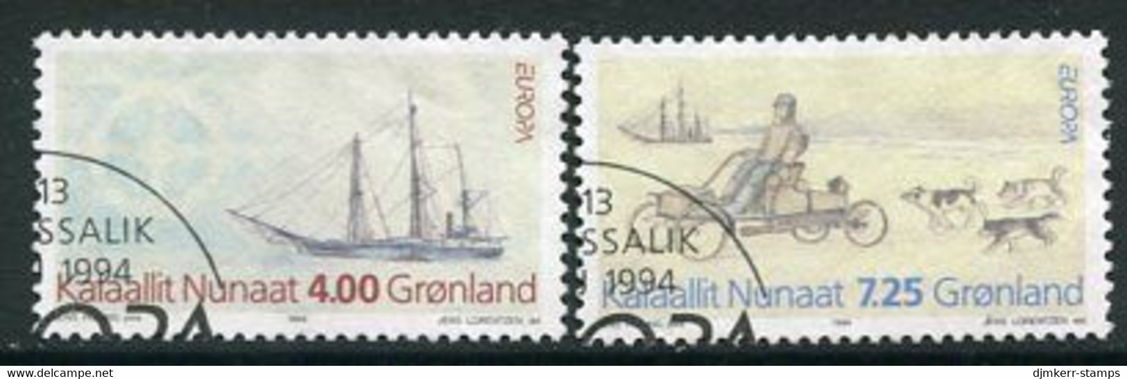 GREENLAND 1994 Europa: Discoveries Used,  Michel 247-48 - Gebraucht