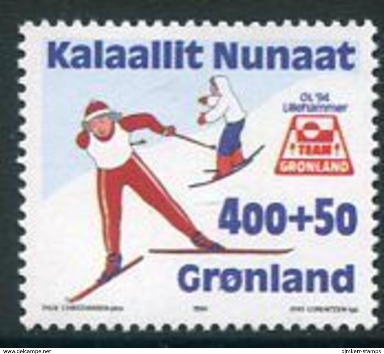 GREENLAND 1994 Winter Olympics  MNH / **.  Michel 243 - Unused Stamps