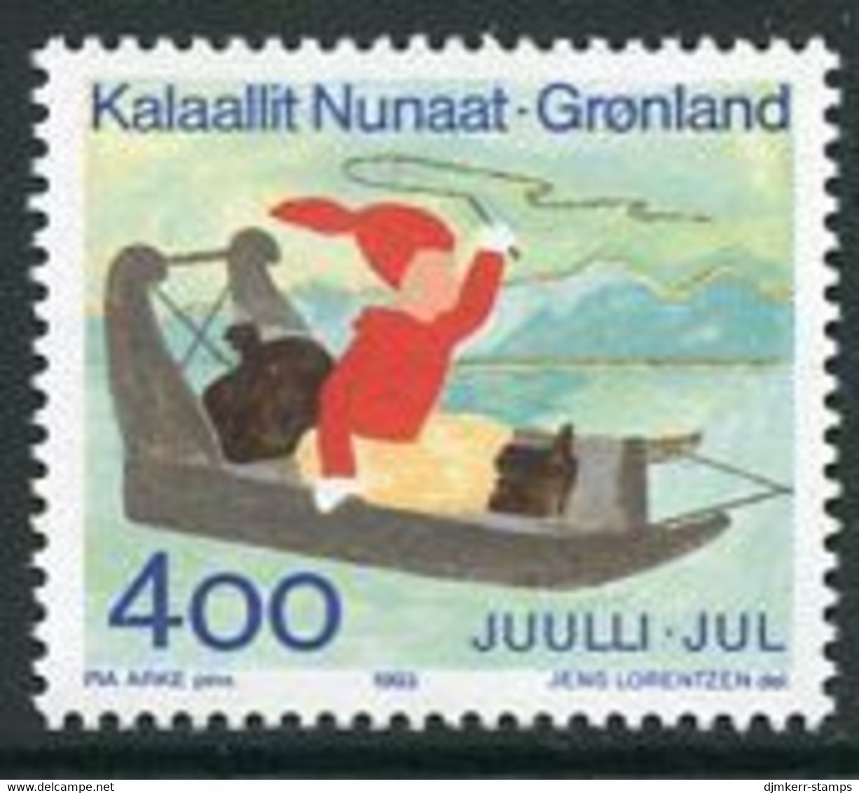GREENLAND 1993 Christmas  MNH / **.  Michel 242 - Unused Stamps