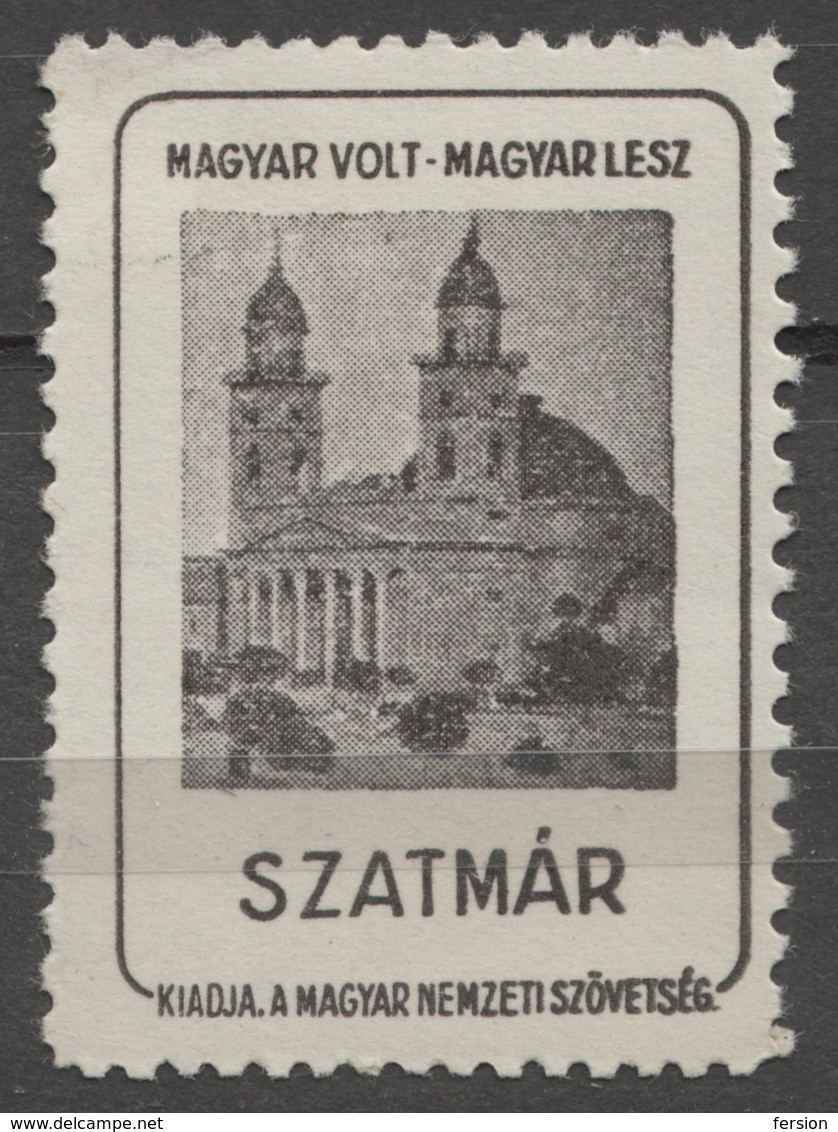 Satu Mare Szatmár Cathedral Church - Occupation Revisionism WW1 Romania Hungary Transylvania - Used - Transsylvanië