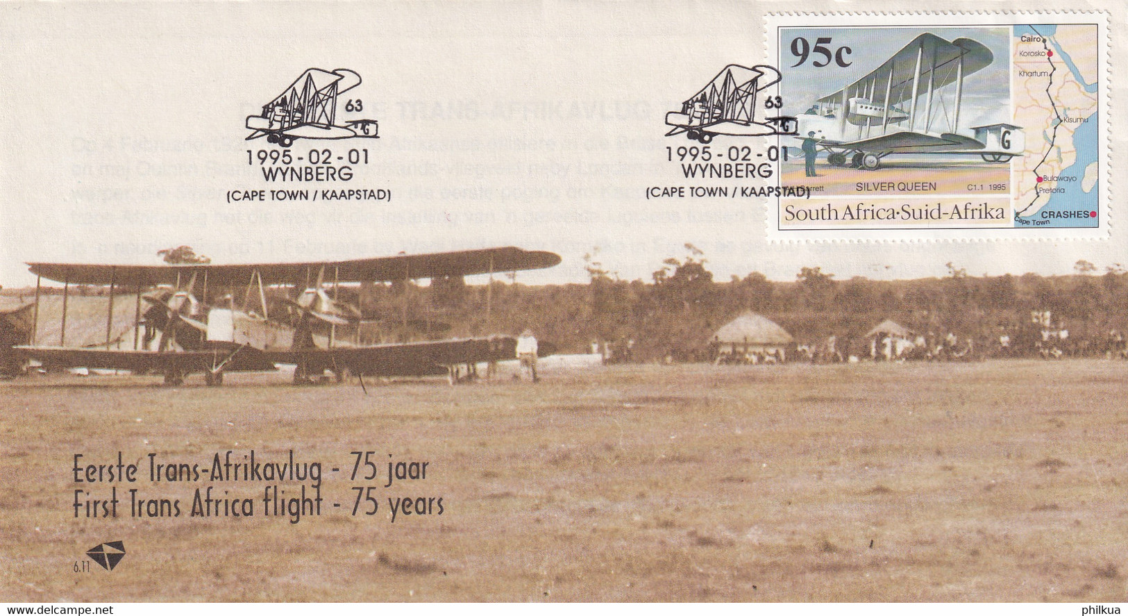 952 Südafrika FDC - FDC