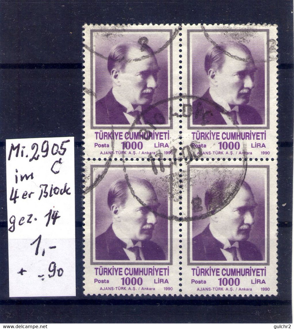 Michel 2905 C Im 4er Block Gez. 14 - Other & Unclassified