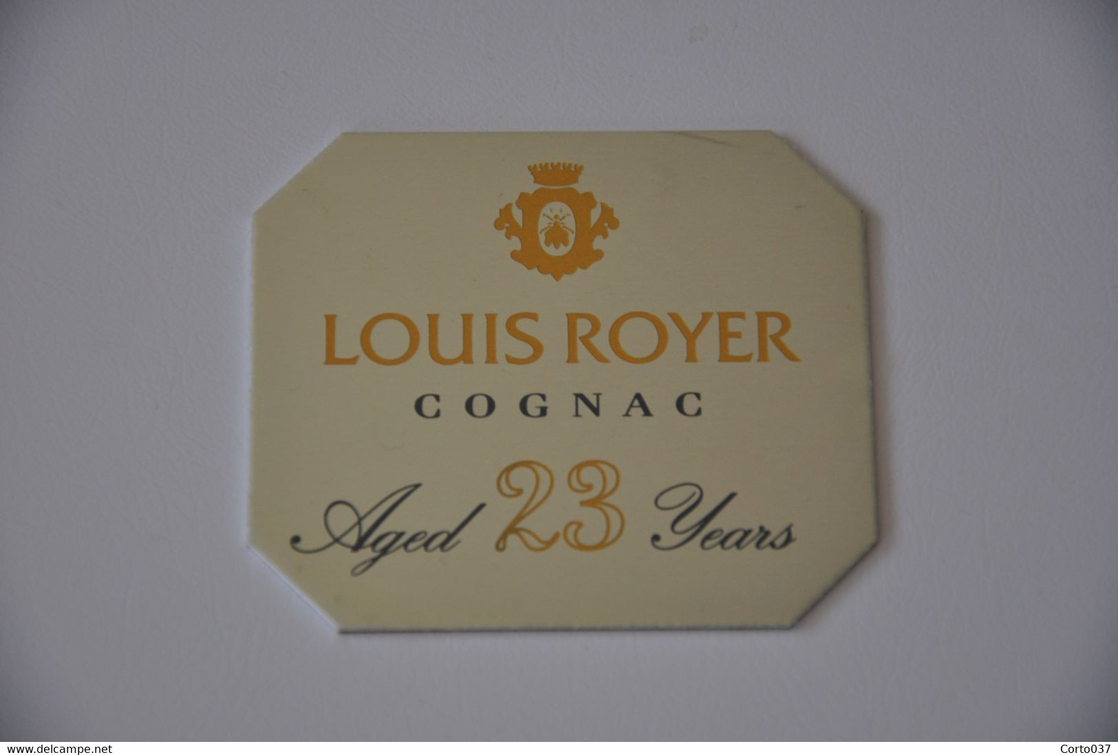 Plaque En Métal 'Louis Royer Cognac' - Emailschilder (ab 1960)