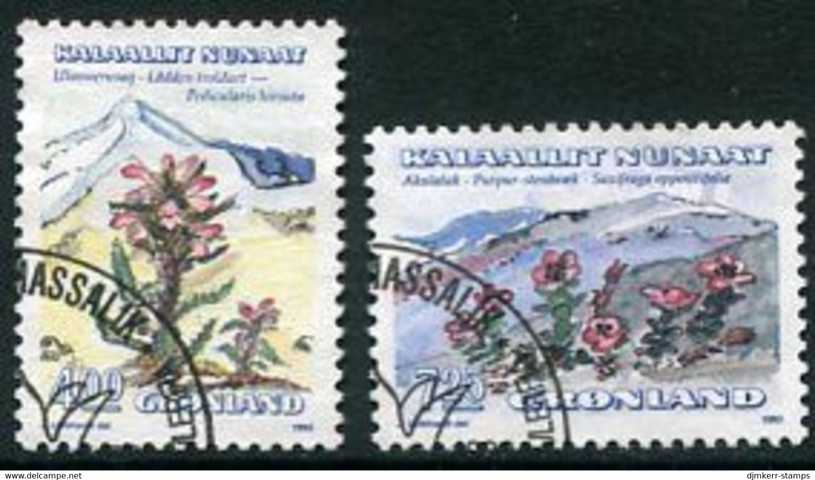 GREENLAND 1992 Flowers III Used.  Michel 223-24 - Used Stamps