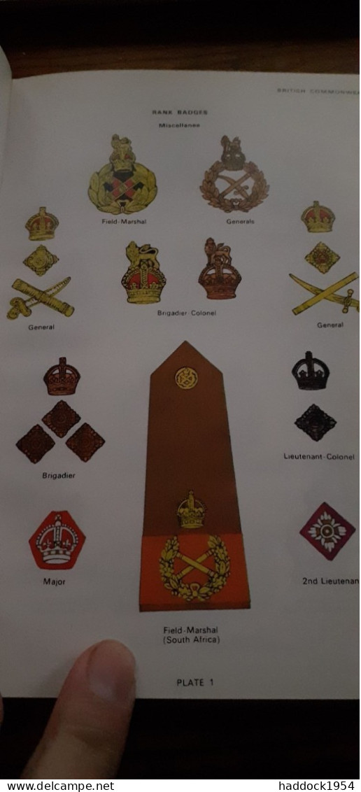 Army Badges And Insignia Since 1945 2 Books GUIDO ROSIGNOLI Blandford Press 1975-1976 - Guerre 1939-45