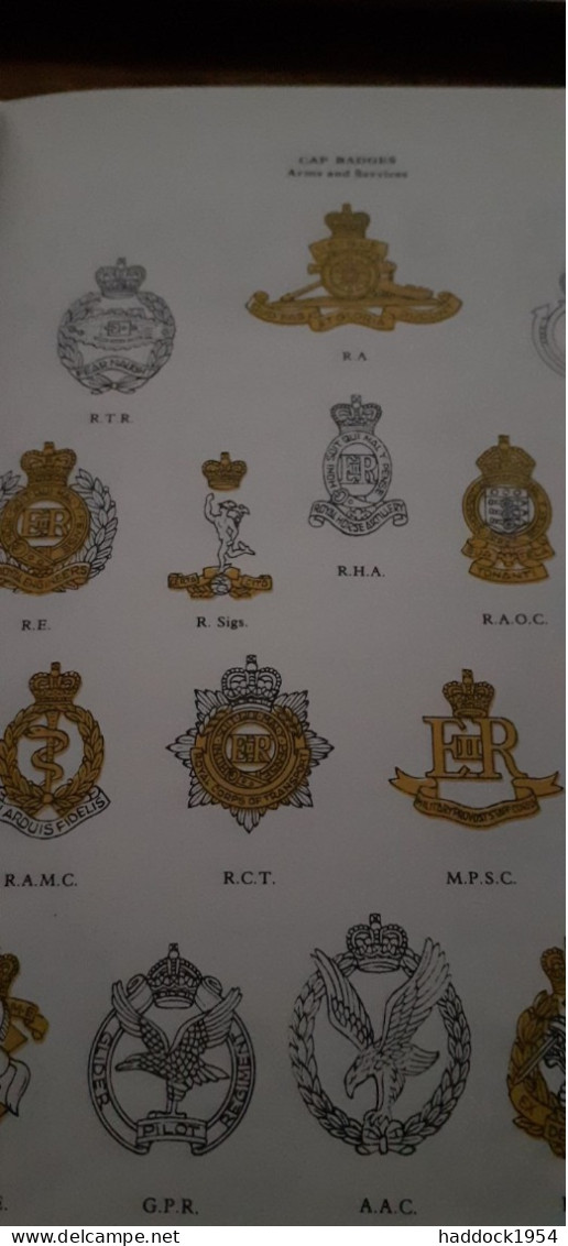 Army Badges And Insignia Since 1945 Book One GUIDO ROSIGNOLI Blandford Press 1976 - Weltkrieg 1939-45