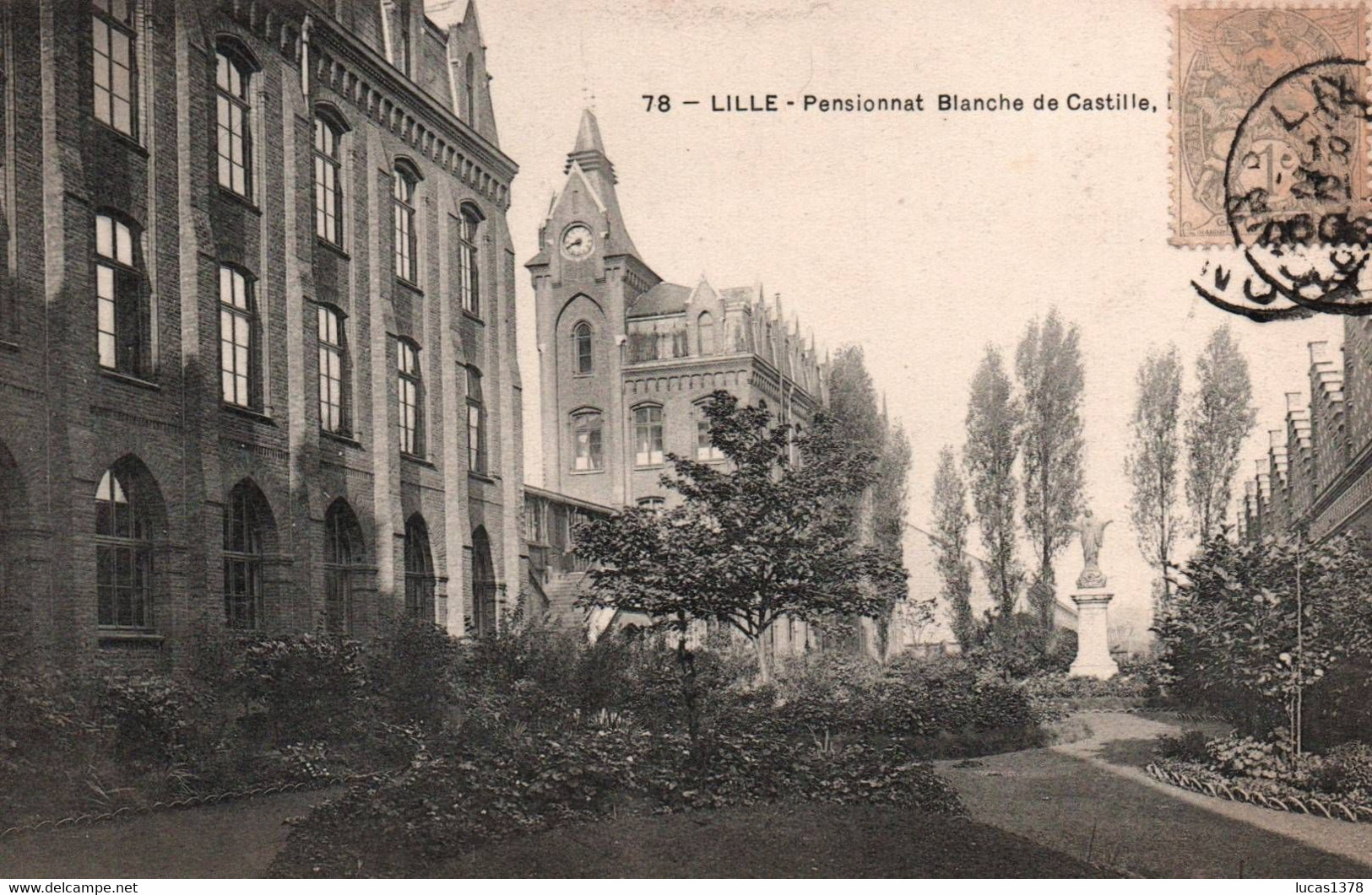 59 - LILLE - PENSIONNAT BLANCHE DE CASTILLE - LE JARDIN - Lille